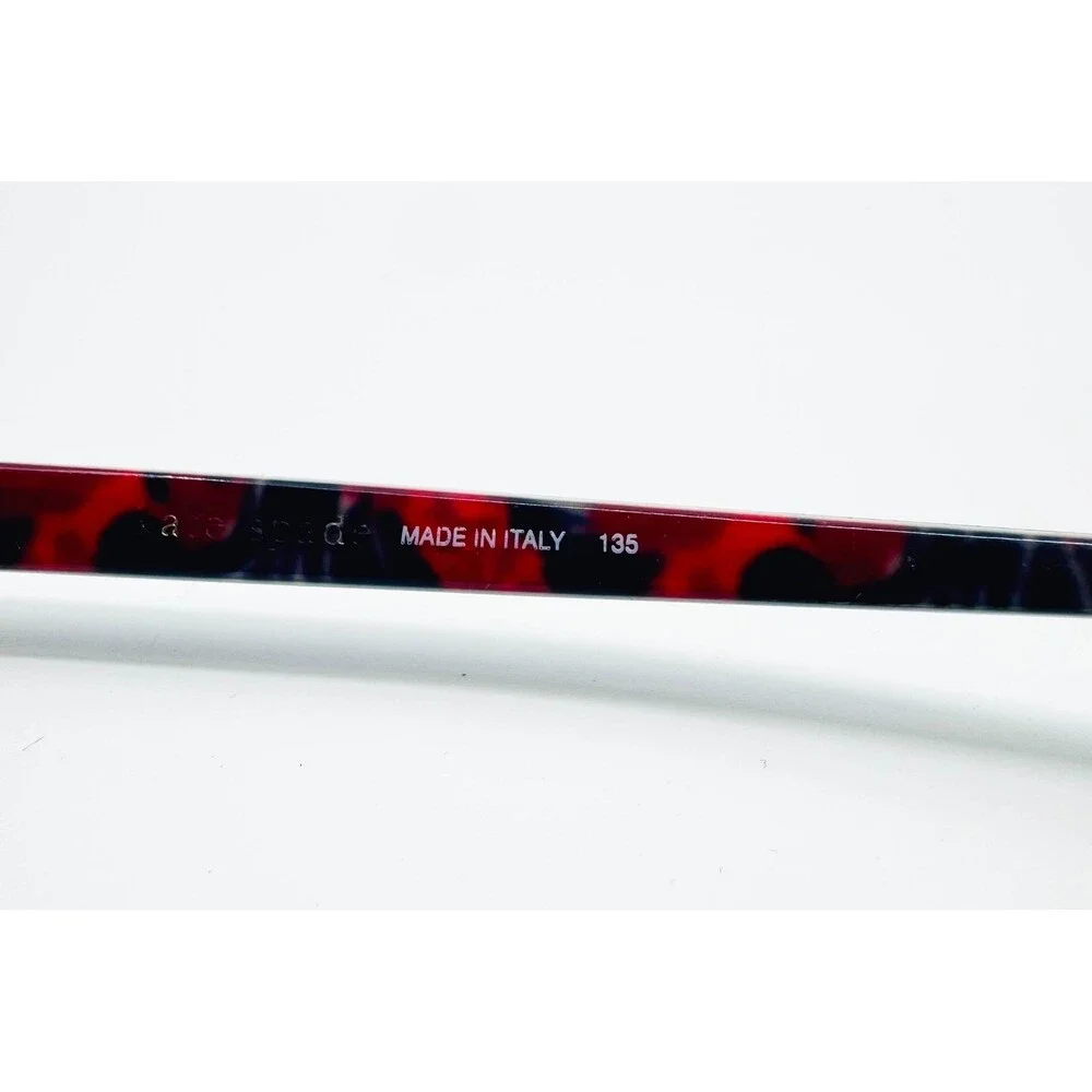 Kate Spade Eyeglasses Frames Womens Black Red Tortoise Grace 0TR8 135